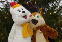 Nos amis "Flocon et Rudolph "